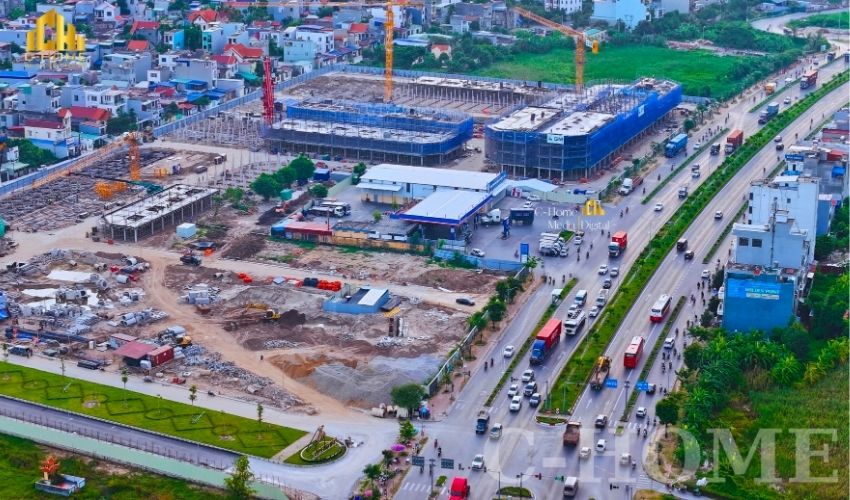 Ngày 12/08/2024. Cập nhật tiến độ xây dựng dự án Golden Point Đồng Hòa